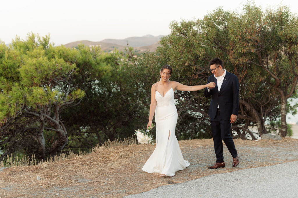 elegant wedding in lemnos