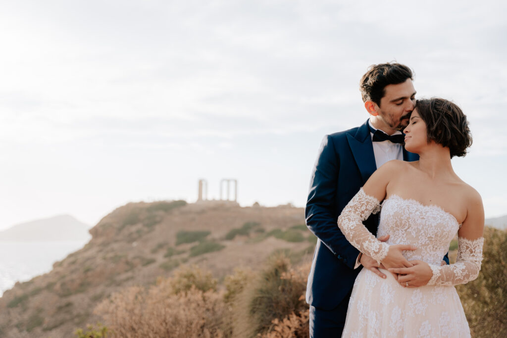 wedding in sounio